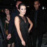 Lea Michele - Paris Fashion Week Spring Summer 2012 Ready To Wear - Karl Lagerfeld - Outside Arrivals